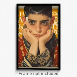 Spanish Movie Poster - Boy Feeling Miserable, Able Hoop Earrings (Art Print)