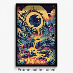 French Movie Poster - Nutty Fjord (France Psychedelic Art Retro Film Print)