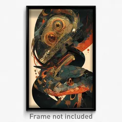 Art Poster - Different Outer Space (Psychedelic Trippy Weird 11x17 Print)