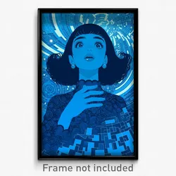 Movie Art Poster - Girl Feeling Astonished, Valuable Lace (Retro Film Print)