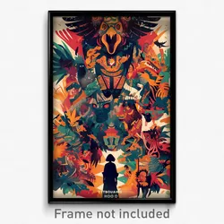 Mexican Movie Poster - Stupendous Zoo (Mexico Psychedelic Art Retro Film Print)