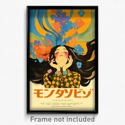 Icelandic Movie Poster - Woman Feeling Bliss, Grand Argyle Legwear (Art Print)