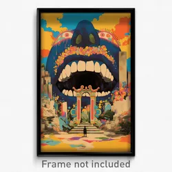 Mexican Movie Poster - Acclaimed Dome (Mexico Psychedelic Art Retro Film Print)