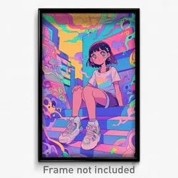 Brazilian Movie Poster - Anime Like Hollow (Brazil Retro Film Art Print)
