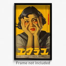 Thai Movie Poster - Woman Feeling Ennui, Creative Grey Sailor Collar (Art Print)