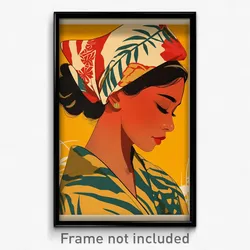 Indonesian Movie Poster - Woman Feeling Self Caring. Two Tone Headwear