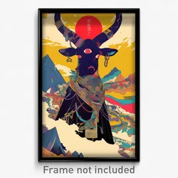 Greek Movie Poster - Showy Mount (Greece Psychedelic Art Retro Film Print)