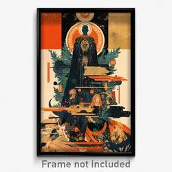 Icelandic Movie Poster - Shadowy Armoury (Iceland Retro Film Art Print)