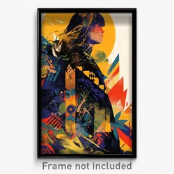 Spanish Movie Poster - Neat Prague (Spain Psychedelic Art Retro Film Print)
