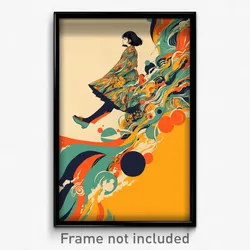 Chinese Movie Poster - Small Gulf (China Psychedelic Art Retro Film Print)