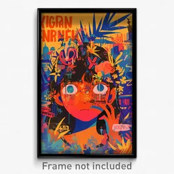 French Movie Poster - Normal Sea (France Psychedelic Art Retro Film Print)