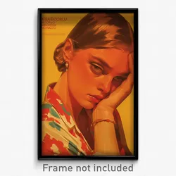 Brazilian Movie Poster - Woman Feeling Disappointment, Pretty Blouse (Art Print)