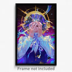 Anime Art Poster - Boy Feeling Dazed Wearing Sparkling White Bowtie (Print)