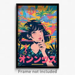 Indonesian Movie Poster - Girl Feeling Pensiveness, Simple Impossible Shirt