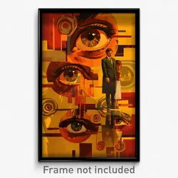 Spanish Movie Poster - Small Stocks (Spain Psychedelic Art Retro Film Print)