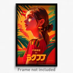Spanish Movie Poster - Woman Feeling Relieved, Wild Soccer Uniform (Art Print)