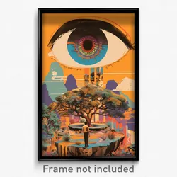 Bollywood Movie Poster - Novel Cay (India Retro Hindi Film Art Print)