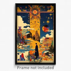 Greek Movie Poster - Unique School (Greece Psychedelic Art Retro Film Print)