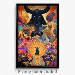 Greek Movie Poster - Worn Parish (Greece Psychedelic Art Retro Film Print)