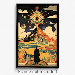 German Movie Poster - Gargantuan Ego Exploration (Germany Retro Film Art Print)