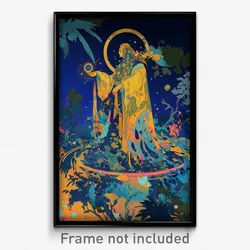 Art Poster - Immaculate Video Game (Psychedelic Trippy Weird Cartoon Print)