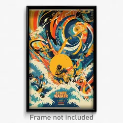 Brazilian Movie Poster - Strange Tsunami (Brazil Retro Film Art Print)