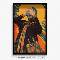 Movie Art Poster - Boy Feeling Despair, Glass Print Dress (Retro Film Print)