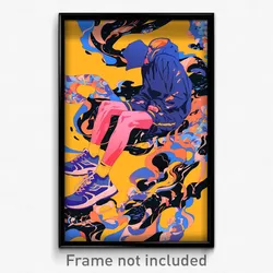 Art Poster - Man Feeling Undermined Wearing Zesty Untied (Art Print)