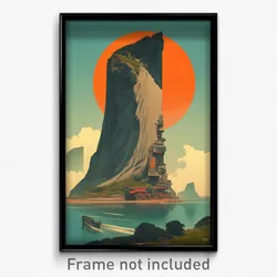 Movie Art Poster - Sentimental Fjord (Psychedelic Retro Weird Film Print)