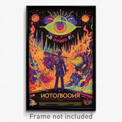 Russian Movie Poster - Zany Reservoir (Russia Psychedelic Art Retro Film Print)