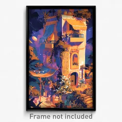 Greek Movie Poster - Musty Home (Greece Psychedelic Trippy Art Retro Film Print)