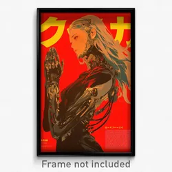 Movie Art Poster - Woman Feeling Grief, Famous Elbow Gloves (Retro Film Print)