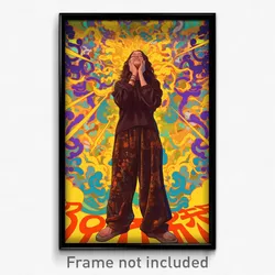 Bollywood Movie Poster - Woman Feeling Self Respecting, Velvety Baggy Pants