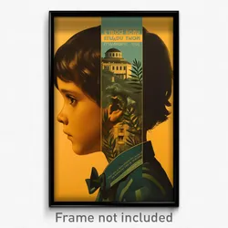 Greek Movie Poster - Boy Feeling Ennui, Flowery Green Bowtie (Greece Art Print)