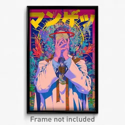 Mexican Movie Poster - Man Feeling Determined, Kaleidoscopic Multicolored