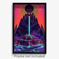 Icelandic Movie Poster - Insane Throne Room (Iceland Retro Film Art Print)