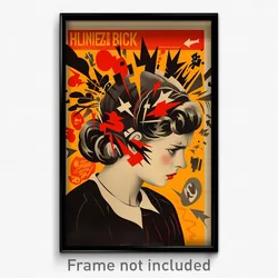 German Movie Poster - Woman Feeling Annoyed, Memorable Tress Ribbon (Art Print)