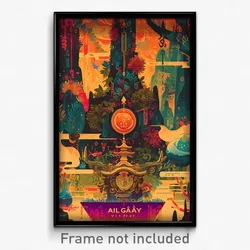 Vietnamese Movie Poster - Alive Granary (Vietnam Retro Film Art Print)