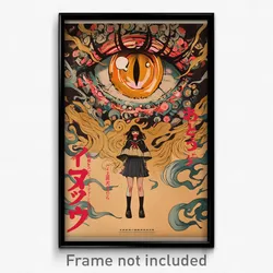 Japanese Movie Poster - Girl Feeling Fright, Imaginary Frilled Capelet (Print)