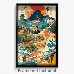 Vietnamese Movie Poster - Pretty Post (Vietnam Psychedelic Art Retro Film Print)