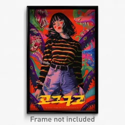 Korean Movie Poster - Woman Feeling Wrath, Perfect Striped Shorts (Art Print)