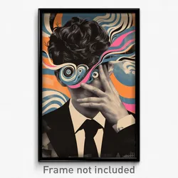 Greek Movie Poster - Boy Feeling Dominant, Wavy Grey Sleeves (Greece Art Print)