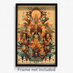 Mexican Movie Poster - Blissful Record Store (Mexico Retro Film Art Print)