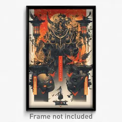Vietnamese Movie Poster - Gray State (Vietnam Psychedelic Art Retro Film Print)