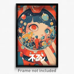Movie Art Poster - Measly Drawer (Psychedelic Trippy Retro Cartoon Film Print)