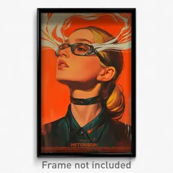 Russian Movie Poster - Girl Feeling Careless, Acrobatic Black Choker (Art Print)