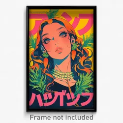Greek Movie Poster - Woman Feeling Politeness, Outrageous Carrot Necklace