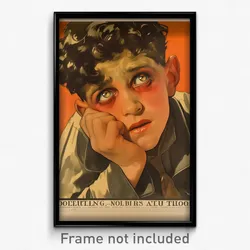 German Movie Poster - Man Feeling Fascination, Noteworthy Striped Ribbon (Print)