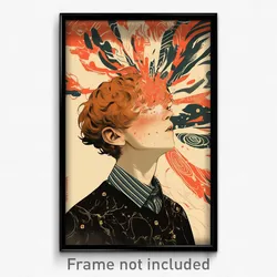 Icelandic Movie Poster - Boy Feeling Sympathy, Modern Pleated Dress (Art Print)