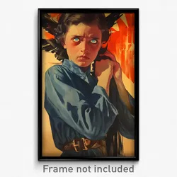 German Movie Poster - Boy Feeling Rattled, Spanish Taut Dress (Art Print)